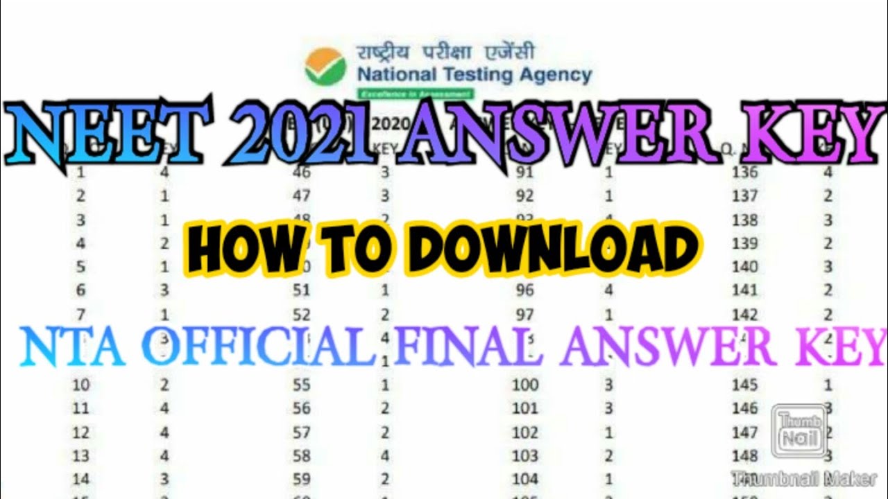 Neet 2021 Official Answer Key Date Neet 2021 Latest News today,Neet 2021Result Date,dr. Anand Mani