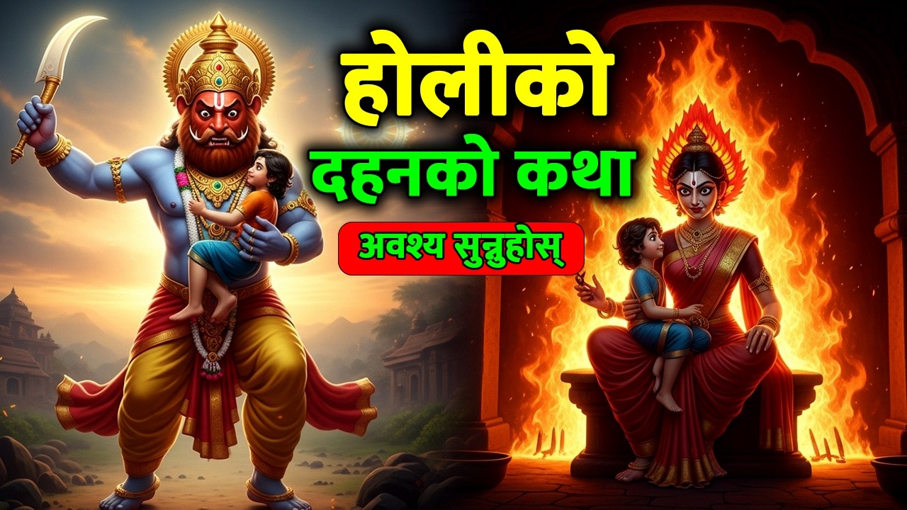 होलीको दहनको सम्पूर्ण कथा | Holiko Dahan Ko Katha | Holiko Dahan Story