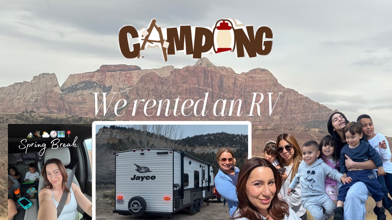 FAMILY ROAD TRIP / FIRST RV EXPERIENCE 🏜️🏕️ - YouTube