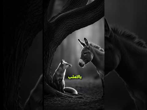 حوار عجيب بين الحمار والثعلب والكلب ظلم الألقاب عند البشر قصة قصيرة حكمة حوار الحكايات 