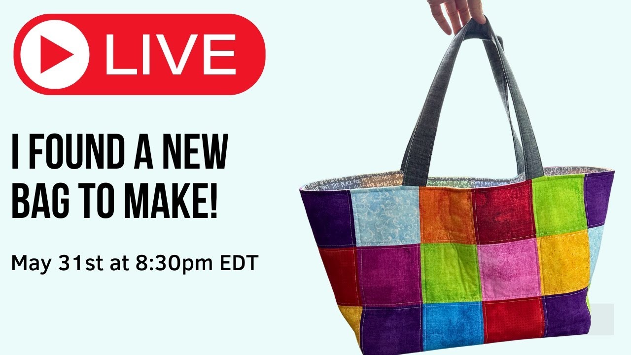 My NEW favorite HUGE tote bag- perfect for summer! - YouTube