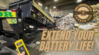 First Upgrade On The Dump Trailer - Save Your Battery For Less Than $100