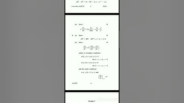 GJU Bsc Partial Differential Equations ( PDE) 4th Sem || previous year question paper || Maths