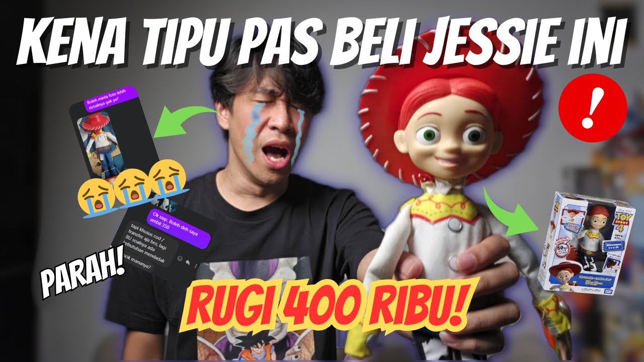 GUA KENA TIPU PAS BELI MAINAN JESSIE TOYS STORY DARI TAKARA TOMY