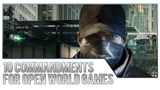 10 Commandments for Open World Games