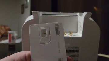 how to install a SIM card on a T-Mobile home internet 4th generation