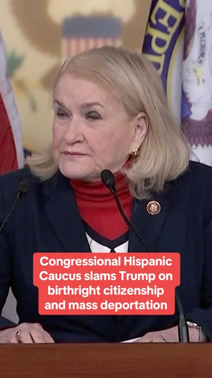 Congressional Hispanic Caucus slams Trump on birthright citizenship #shorts