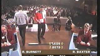 Darts Winmau World Masters 1995 Quarter Final Burnett vs Baxter
