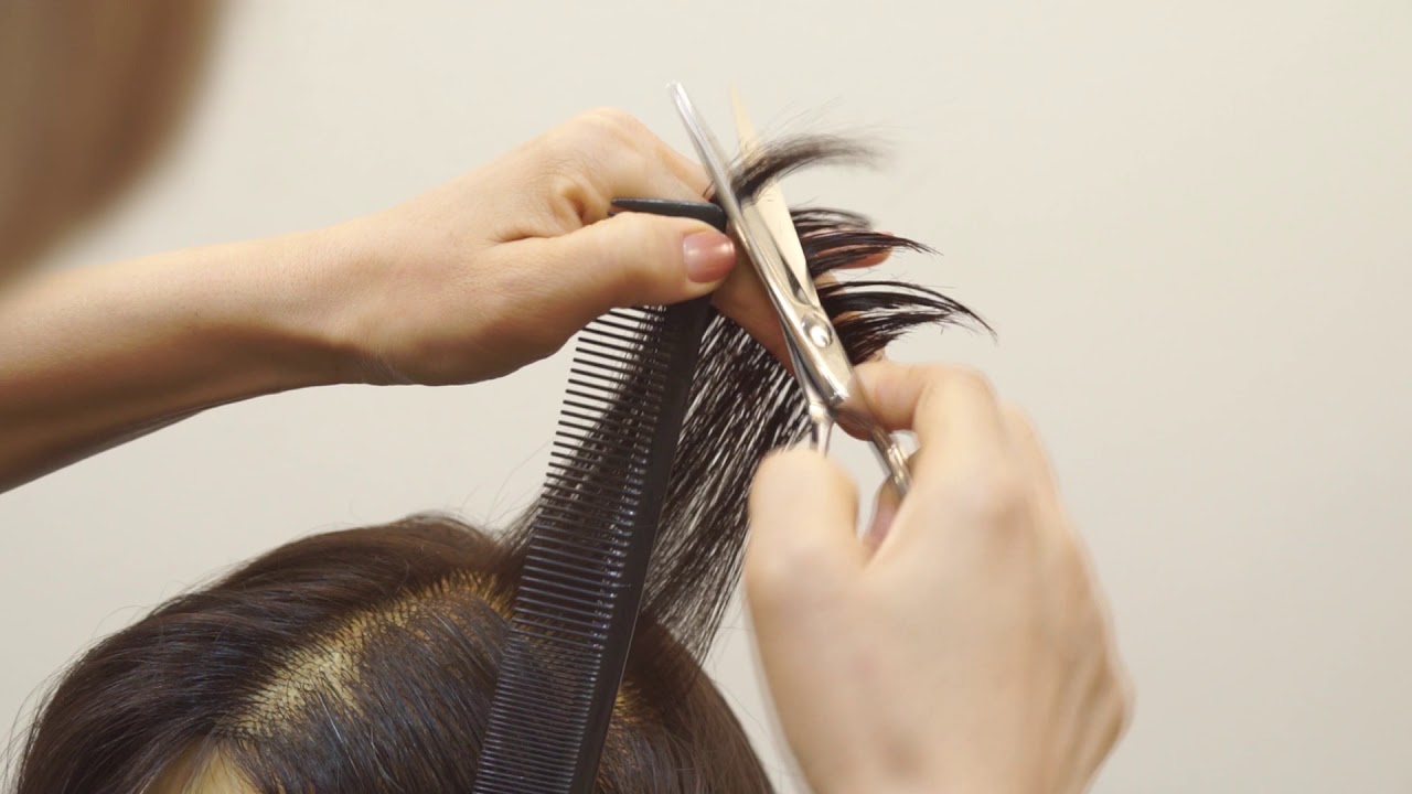 S 006 헤어커트 포인팅 테크닉 II Hair Cut Pointing Technic II YouTube