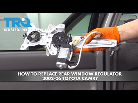 How to Replace Rear Window Regulator 2002-06 Toyota Camry - YouTube