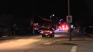 Penticton Engine 201& Engine 202 responding and arriving at SDA