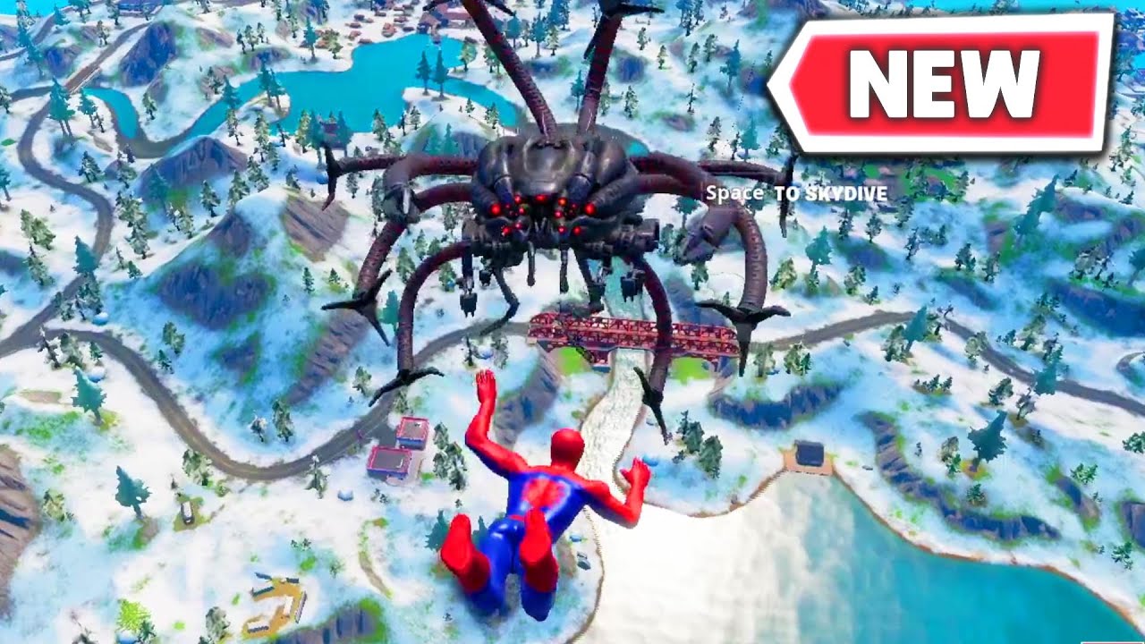 The Fortnite Matrix Winterfest Glider Gameplay Preview