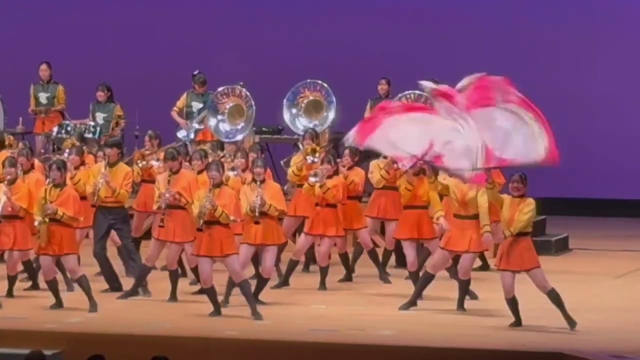 Kyoto Tachibana SHS Band.Heart Bond Concert2025.Marching stage.(Let7s Groove.Isn't she Lovely)