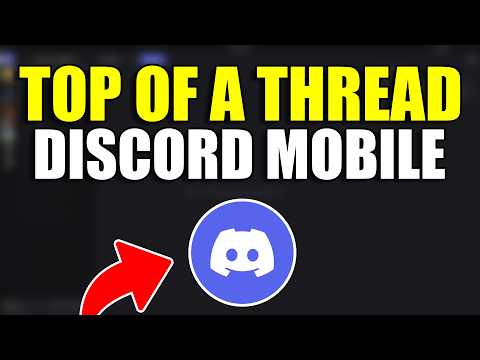 How To Get To The Top Of A Thread in Discord Mobile (Step By Step)