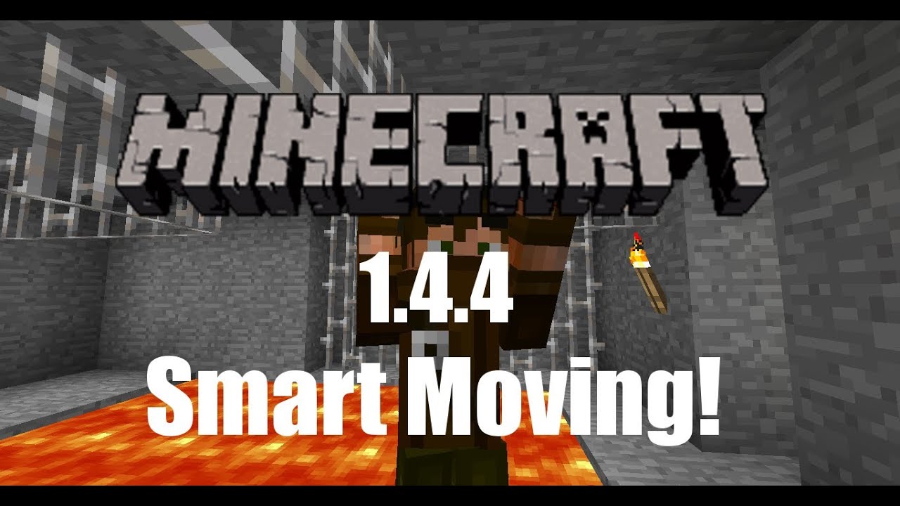 [1.4.4] Minecraft Smart Moving Mod | Parkour in Minecraft! Jump, Climb ...
