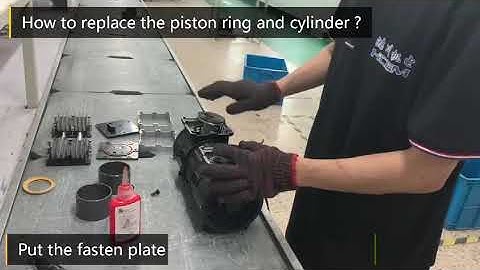 How to replace the air compresor piston ring and cylinder?