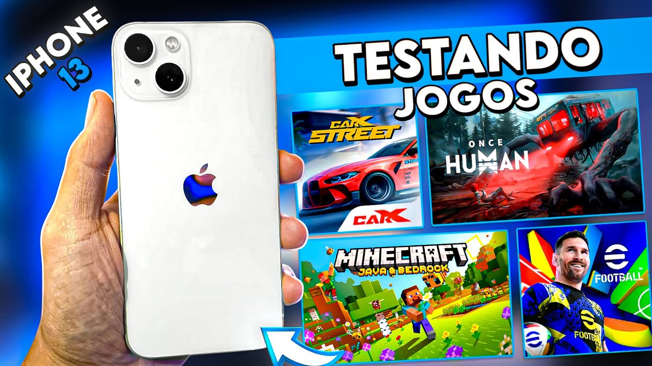 IPHONE 13 - TESTE de JOGOS PESADOS! (RODOU TUDO ?)