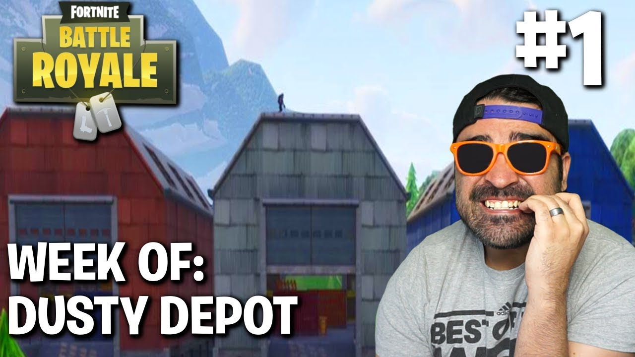 Fortnite Battle Royale Solo Tips and Tricks | Week of Dusty Depot #1 | Ride Along