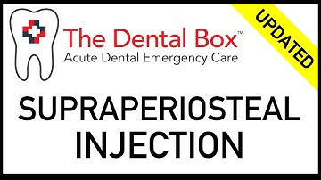 Supraperiosteal Injection Technique (local tooth block)