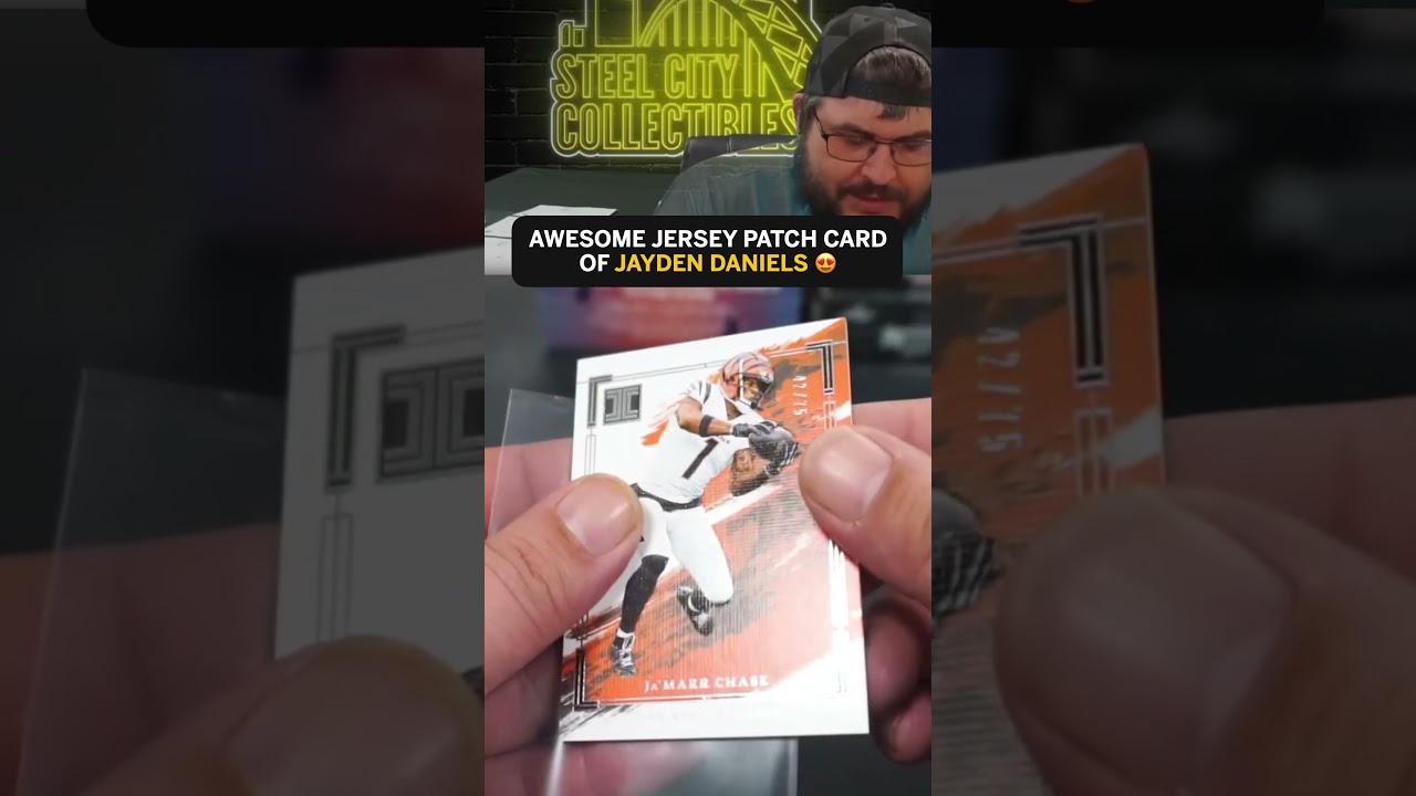 AWESOME jersey patch card of Jayden Daniels 😍 