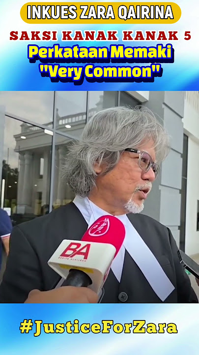 perkataan memaki sangat biasa digunakan.🔴 Zara Qairina