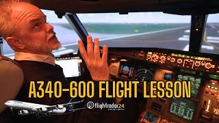 How to fly the A340-600 (in the SIM with Lufthansa Captain)