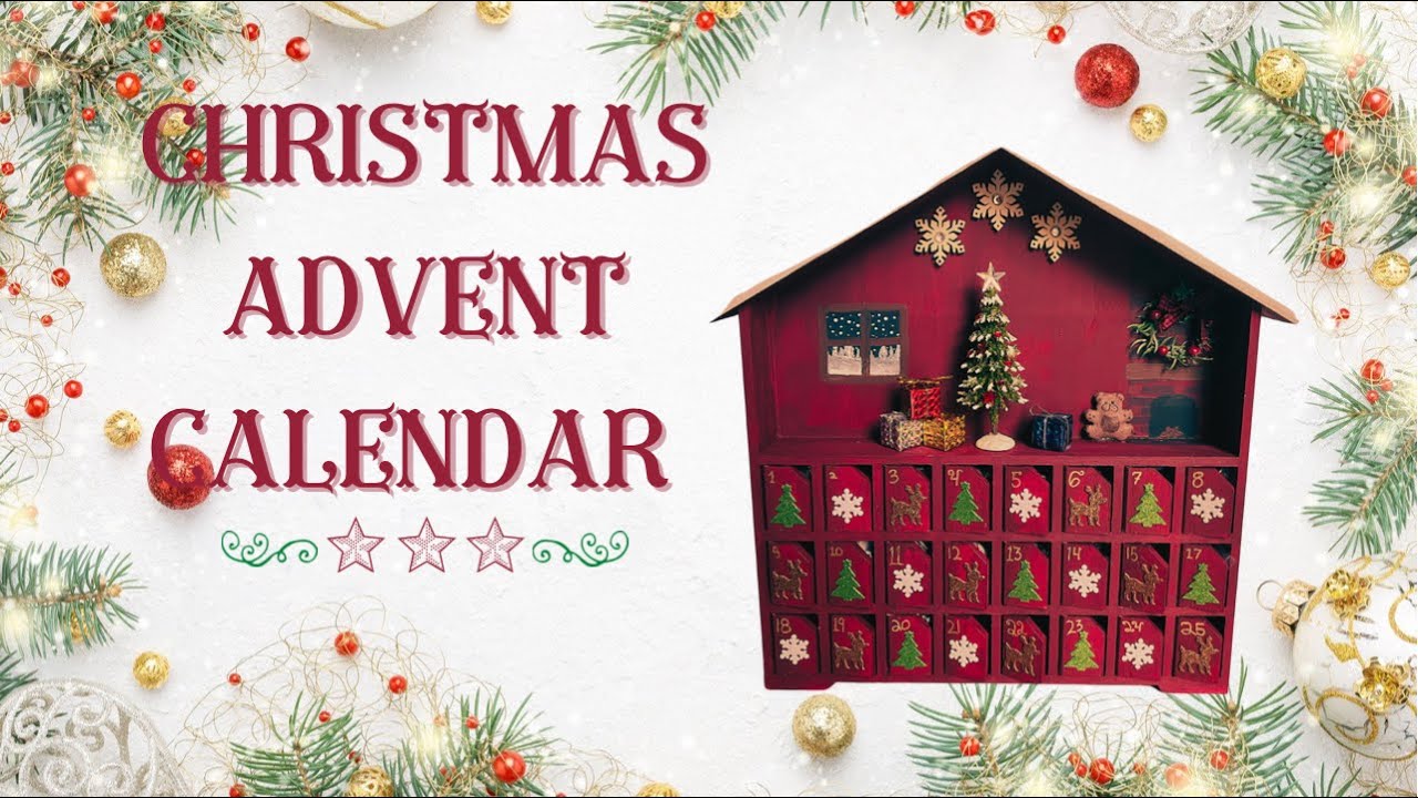 Advent Calendar  - Acrylic Paint on Wood