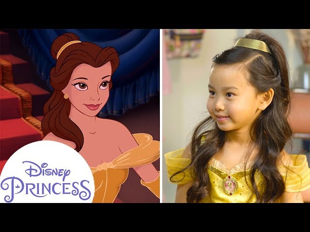 BELLE HAIR TUTORIAL | This hairstyle is perfect for little girls who love  