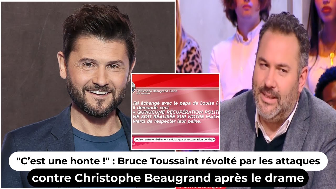 C’est une honte :Bruce Toussaint révolté par les attaques contre Christophe Beaugrand après le drame