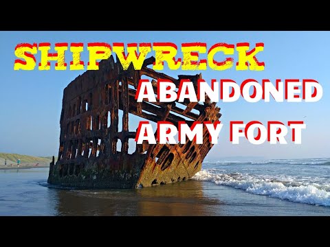 rv life youtube Shipwreck and Abandoned Fort on Oregon Coast