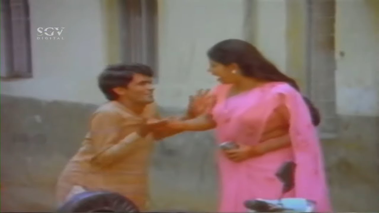 latest kannada movies on youtube Kannada Comedy Videos - Sathyabhama fighting with Husband | Lakshmi | Dharma Pathni Movie Scenes