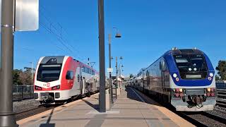 Caltrain ft. ACE TRAIN  | in the Morning, SANTA CLARA STATION CA. 