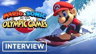 Mario & Sonic at the Tokyo 2020 Olympic Games Interview - IGN LIVE | E3 2019