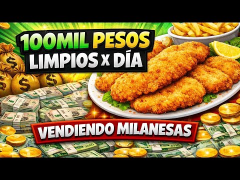 2 MILLONES💰POR MES ‼️VENDIENDO 30kg MILANESAS DE POLLO 🍗 