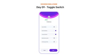 9. UI Design Challenge in Figma: Build Interactive Switch Components with States & Animations Profile