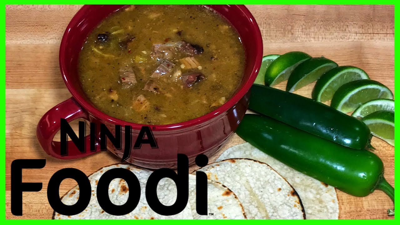 Ninja Foodi Brisket Chili Verde Ninja Foodi Recipes How to make