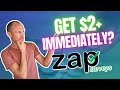 Zap surveys review  earn 2 immediately yes but