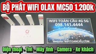 Bộ Phát WiFi Olax MC50 Chính Hãng Giá 1.200K 4 Anten Tốc Độ Siêu Khoẻ