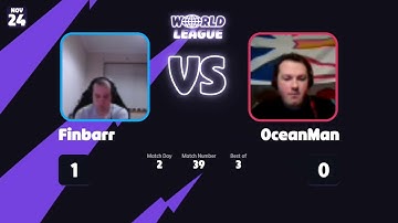 GeoGuessr World League Week 2 - Finbarr vs OceanMan