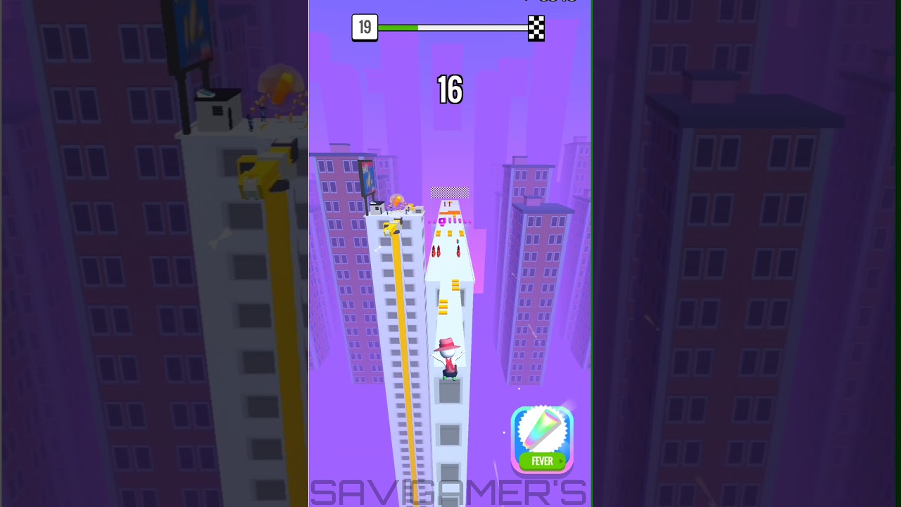 Roof Rails (lvl 19) mini games shorts Androidgames iOSgames YouTube