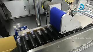 Celebrity Automatic empty bottle horizontal type rolling high speed labeling machine line Wealth