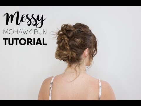 Messy Bun Mohawk Tutorial with RedBloom Salon