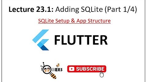 Lec 23.1 - Adding SQLite - Setup - Part 1/4 (Urdu / Hindi)