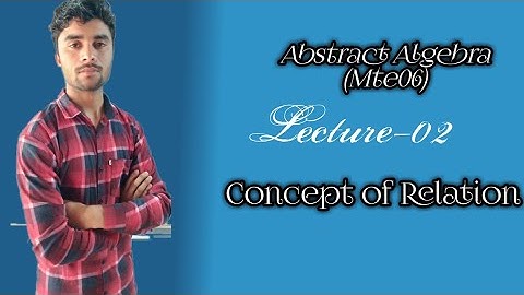 Lecture-02 Unit-01(Sets and Function) MTE-06 Abstract Algebra/Group Theory (SPECIAL IGNOU )