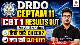 DRDO CEPTAM 11 Result 2026 | DRDO CEPTAM 11 CBT 1 Result | DRDO CEPTAM 11 CBT 1 Cut Off | Mohit Sir