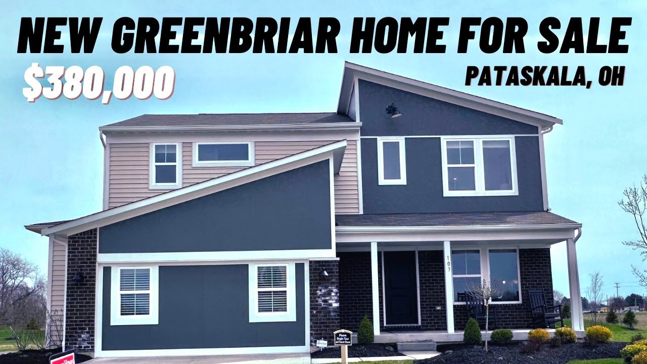 Fischer Homes Greenbriar Model Home Tour Pataskala, OH Heron Manor