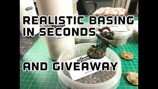 Giveaway Competition And Quick And Easy Basing In Seconds Basing Hack