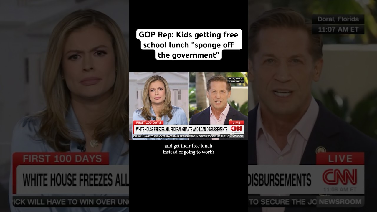 GOP Rep. Says “Kids Getting Free School Lunch “Sponge Off the Government”
