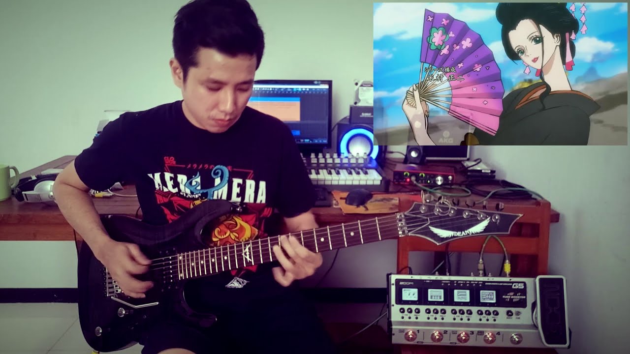 One Piece Op 22 Over The Top Guitar Cover ワンピース Opening 22 Youtube