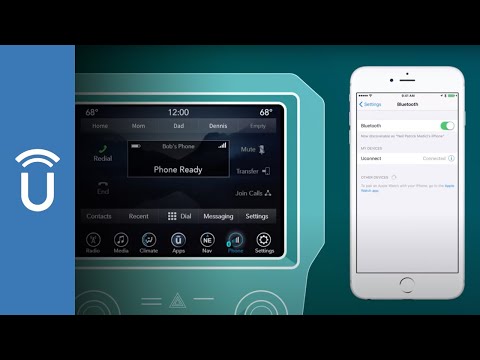 Uconnect + iPhone：テキストメッセージを送受信する方法